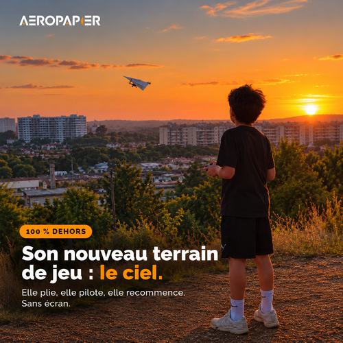 Kit Avion en Papier Télécommandé AeroPapier