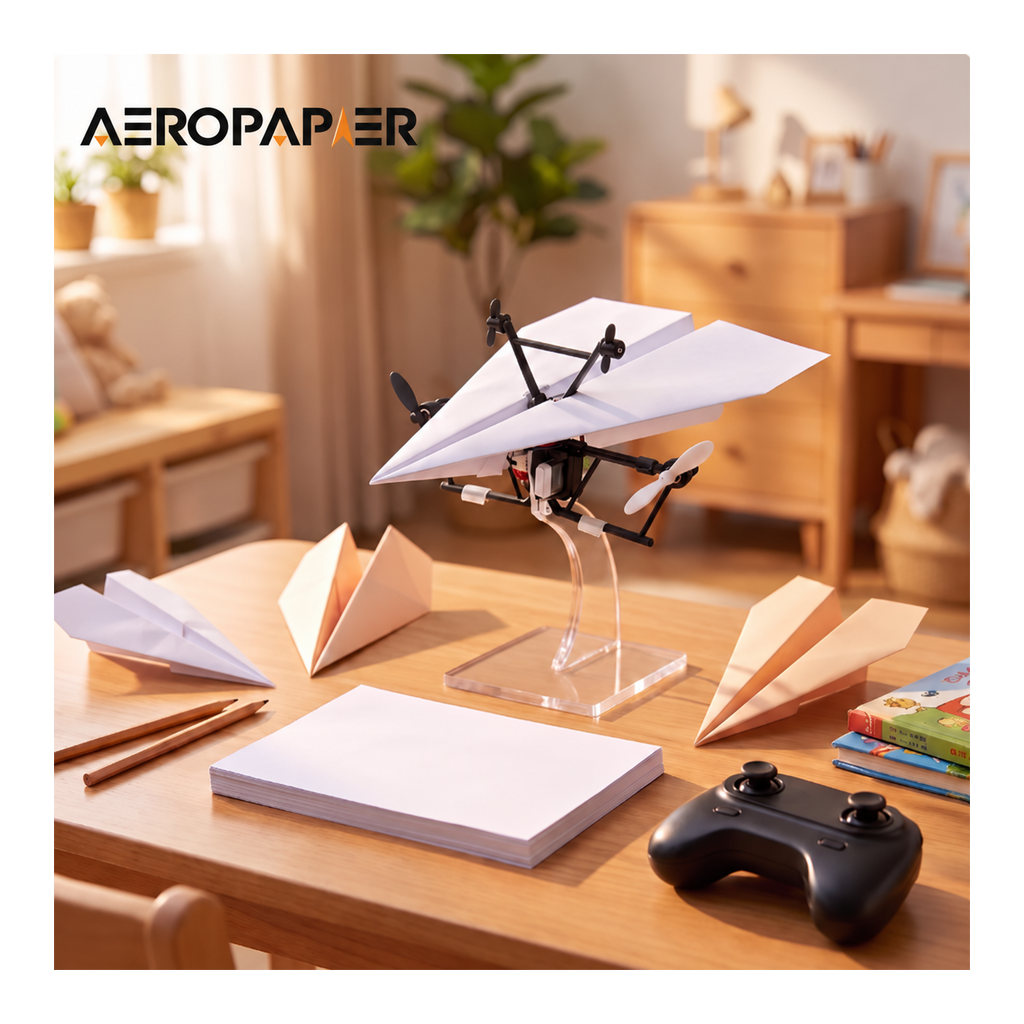 Kit Avion en Papier Télécommandé AeroPapier