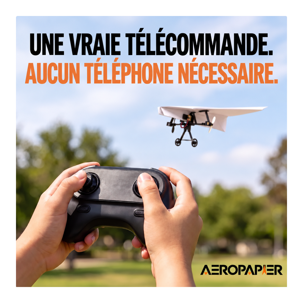 Kit Avion en Papier Télécommandé AeroPapier
