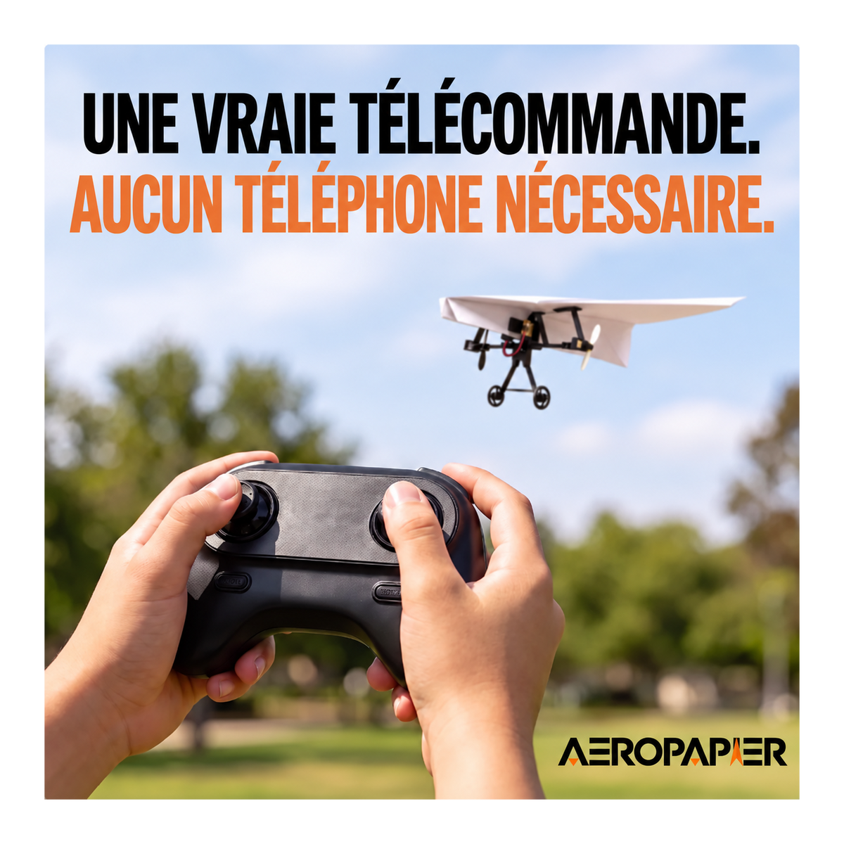 Kit Avion en Papier Télécommandé AeroPapier