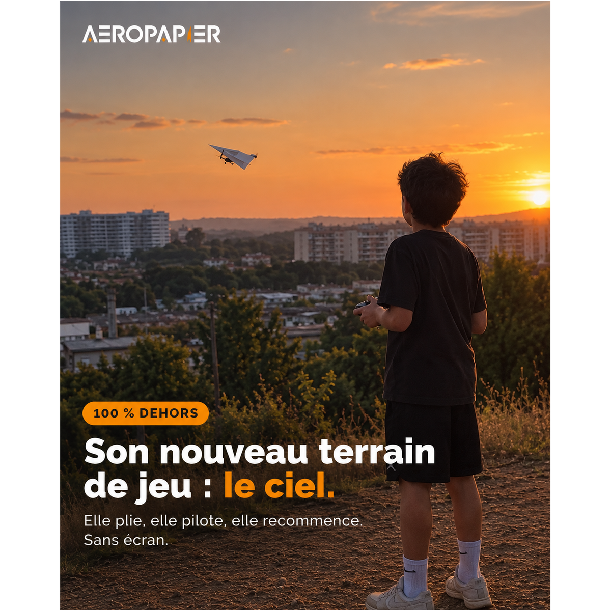 Kit Avion en Papier Télécommandé AeroPapier