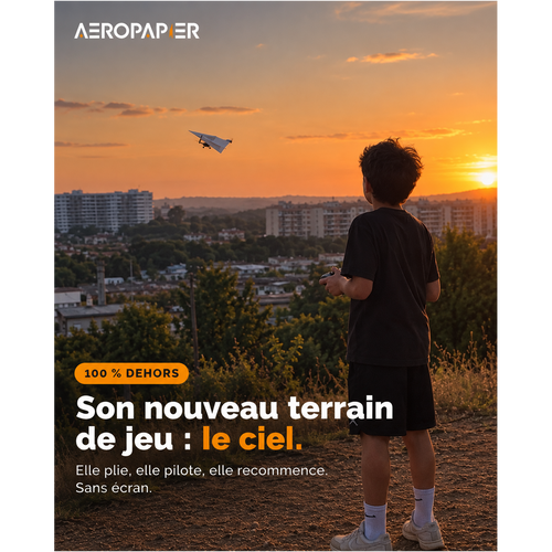 Kit Avion en Papier Télécommandé AeroPapier