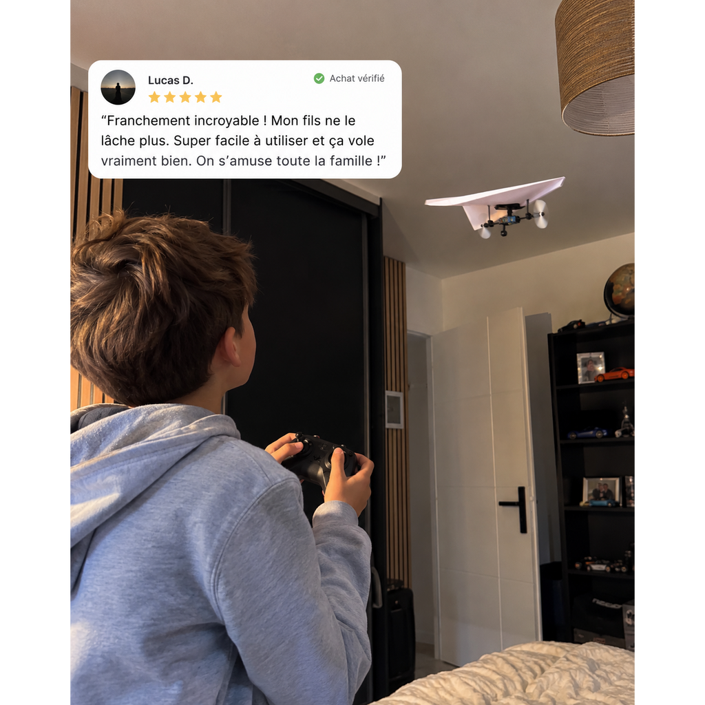 Kit Avion en Papier Télécommandé AeroPapier